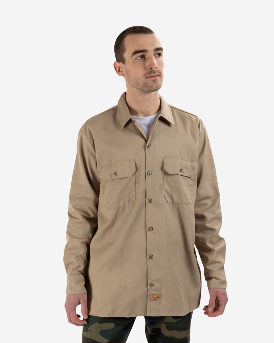 Shop Dickies Twill Work Shirt 1574DS beige | SNIPES USA