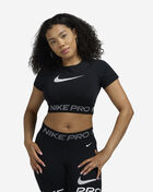 Nike Pro Dri-FIT Short-Sleeve Cropped Top HV3673-010 Black 1