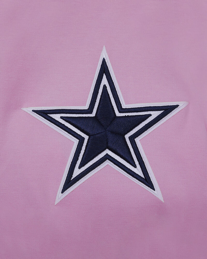 PRO STANDARD Dallas Cowboys Classic Chenille Double Knit Tee FDC1410292-PNK Pink 4