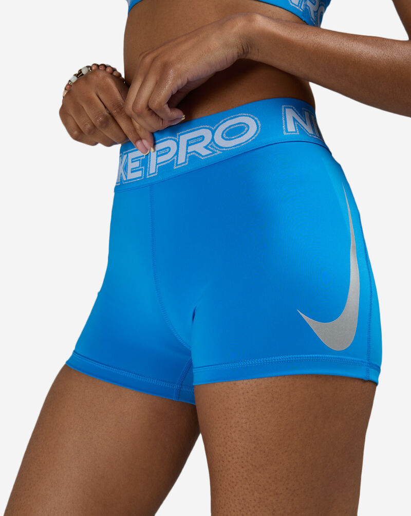 Nike Pro Mid-Rise 3" Biker Shorts IB9231-435 Blue 3