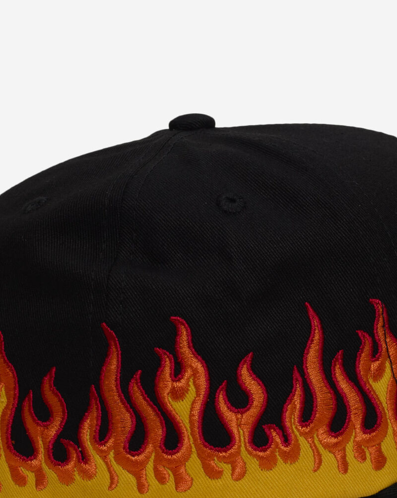 Field Grade No F Given Flames Twill Trucker Hat 1005201 Black 2
