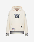 Big Boys' New York Yankees Retro Classic Rib Fleece Pullover Hoodie