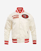 PRO STANDARD San Francisco 49Ers Retro Classic Rib Satin Jacket FS4643597-ERD cream 1