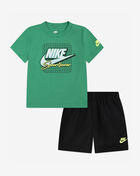 Nike Little Kids' Taffeta Short Set  86M991-023 Black 1