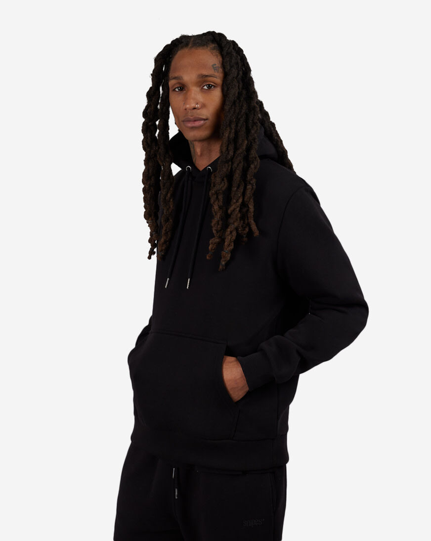 Shop SNIPES Small Logo Essential Hoodie SNQ322002M-BLK black