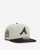 New Era 9Fifty Atlanta Braves A-Frame Snapback Hat 71012988 Grey 1