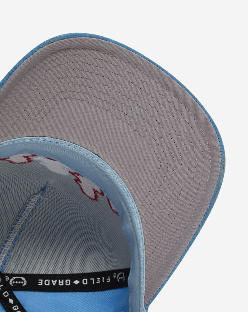 Field Grade Girls Girls Girls Full Wool Acrylic Suede Brim Trucker Hat 1006395 Blue 5