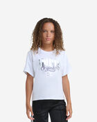 adidas Kids' Silver Foil Logo Tee OA01196-WHITE White 1