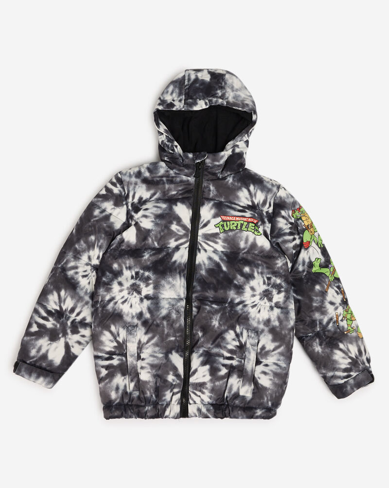 MEMBERS ONLY Kids' Teenage Mutant Ninja Turtle Hero TieDye Puffer NB894023-BLK Black 1