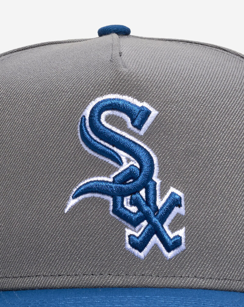 New Era 9Fifty Chicago White Sox A-Frame Snapback Hat 71050060 Grey 2