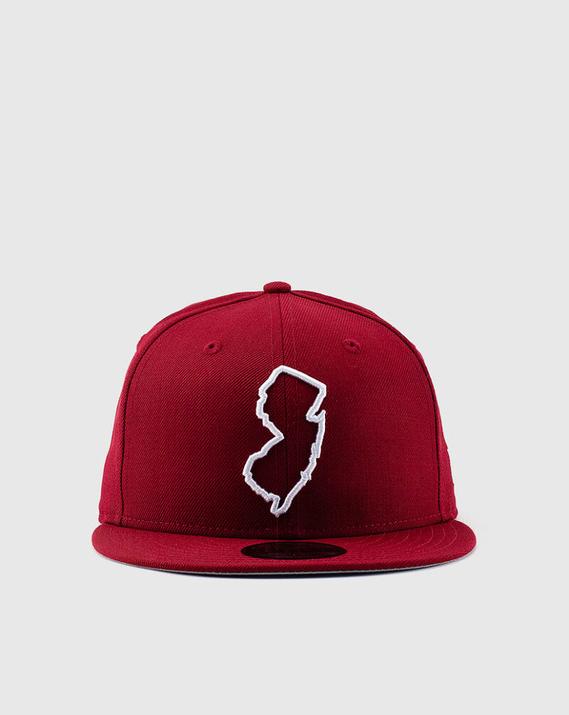 New Era New Jersey Outline 9Fifty Snapback 70512452 Red 2