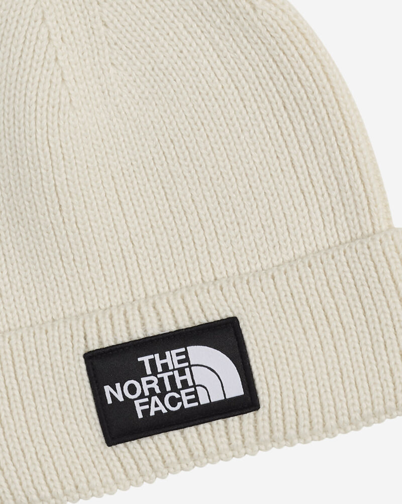 The North Face TNF Logo Box Cuffed Beanie NF0A8CHE-QLI White 2
