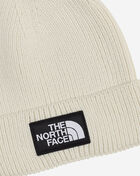 The North Face TNF Logo Box Cuffed Beanie NF0A8CHE-QLI White 2