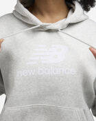 New Balance Sport Essentials Fleece Logo Hoodie WT41506-AHH Grey 3