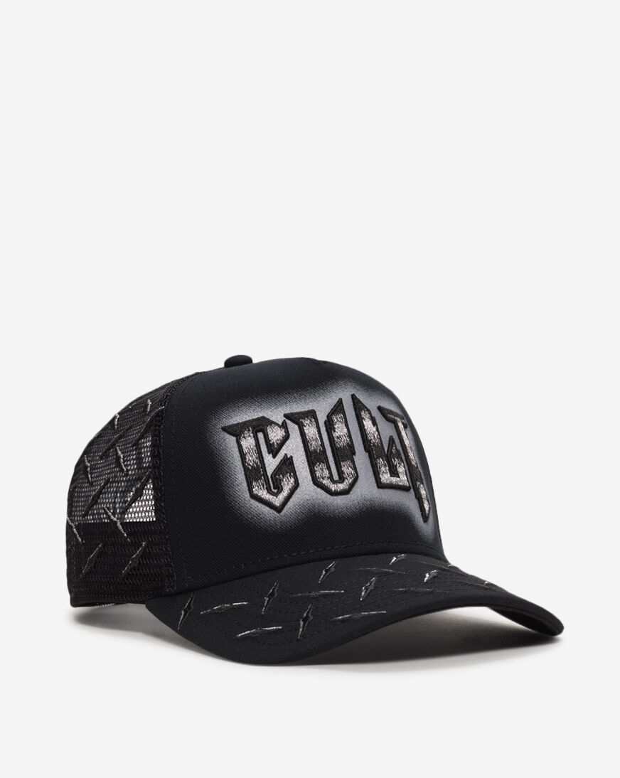 Shop Cult of Individuality Logo Mesh Back Instruments Trucker Hat