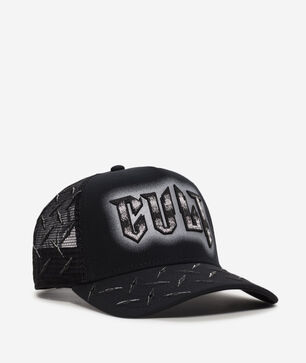 Logo Mesh Back Instruments Trucker Hat