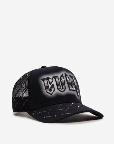 Logo Mesh Back Instruments Trucker Hat