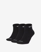 Nike Everyday Plush Cushion 3 Pack Ankle Socks SX7040-010 Black 1