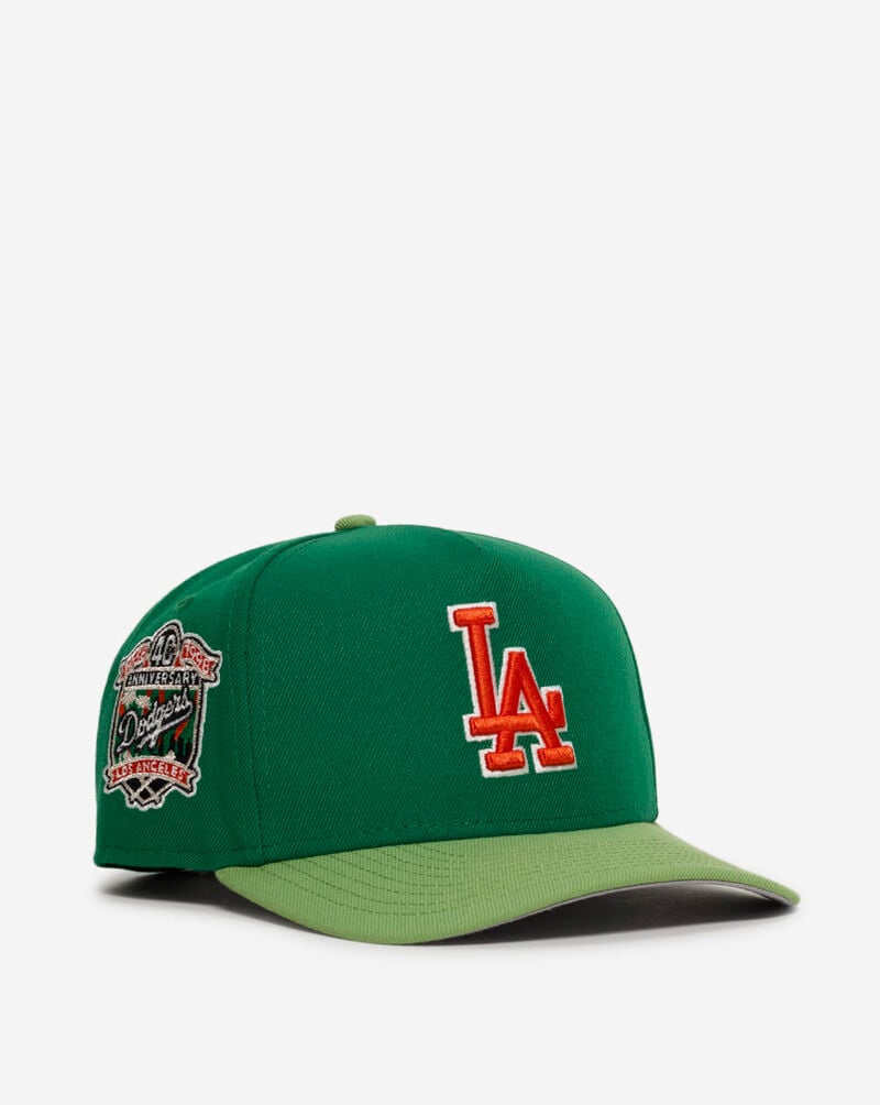 New Era 9Fifty Los Angeles Dodgers A-Frame Snapback Hat 71002386 Green 1