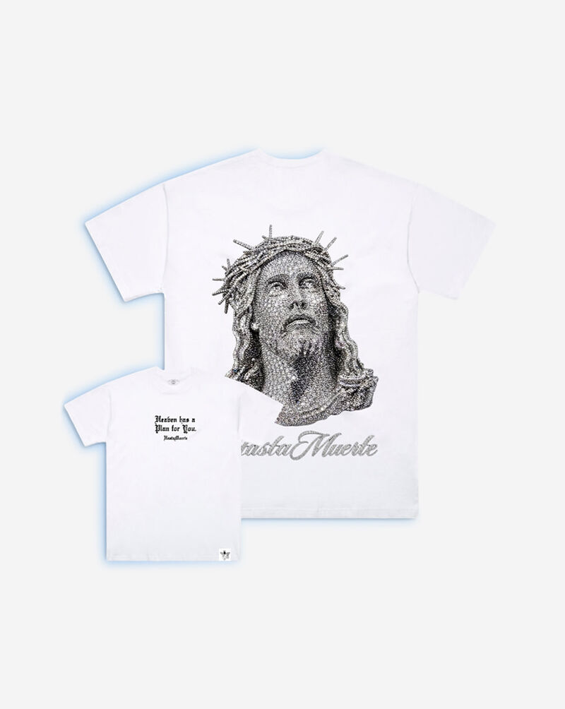Hasta Muerte Jesus Pendant Tee HM-JESUSPENDANT-TEE-WHITE White 2