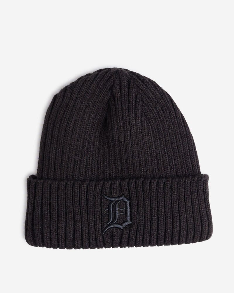 New Era Detroit Tigers Core Classic Knit Beanie 60338221 Black 1