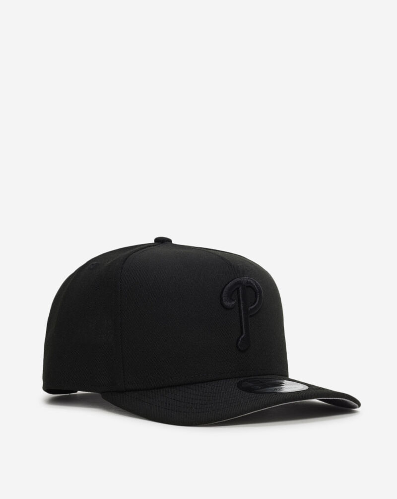 New Era 9Fifty Philadelphia Phillies Core A-Frame Snapback Hat 71030101 Black 1
