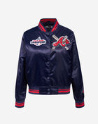 Atlanta Braves Mash Up Rib Satin Jacket