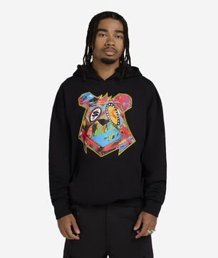 Abstract Money Bear Hoodie