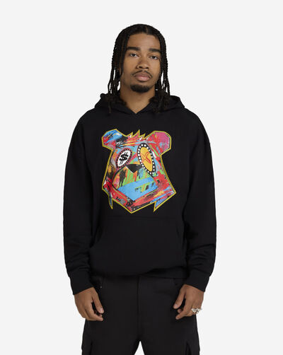 Abstract Money Bear Hoodie