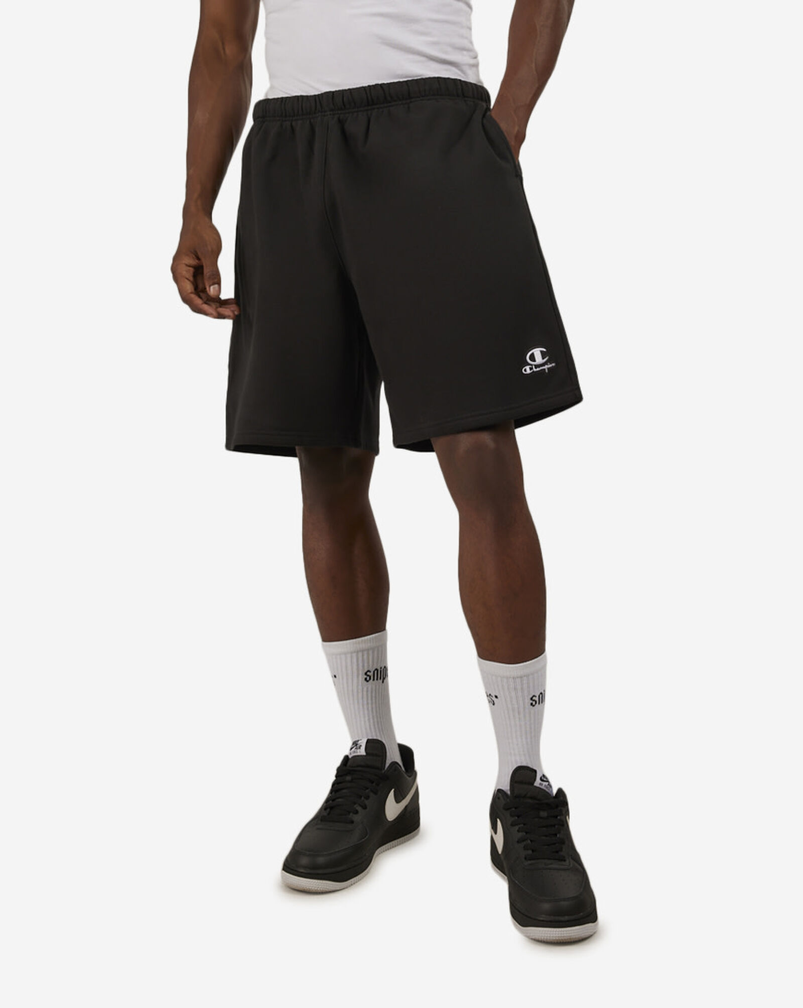 Shop Champion Classic Fleece Shorts 863147551873-003 black | SNIPES USA