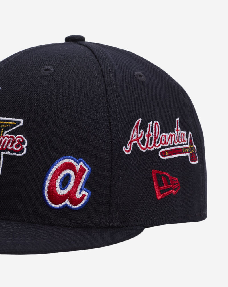 New Era 59Fifty Atlanta Braves Allstar Logo Fitted Hat 60673867 Blue 2