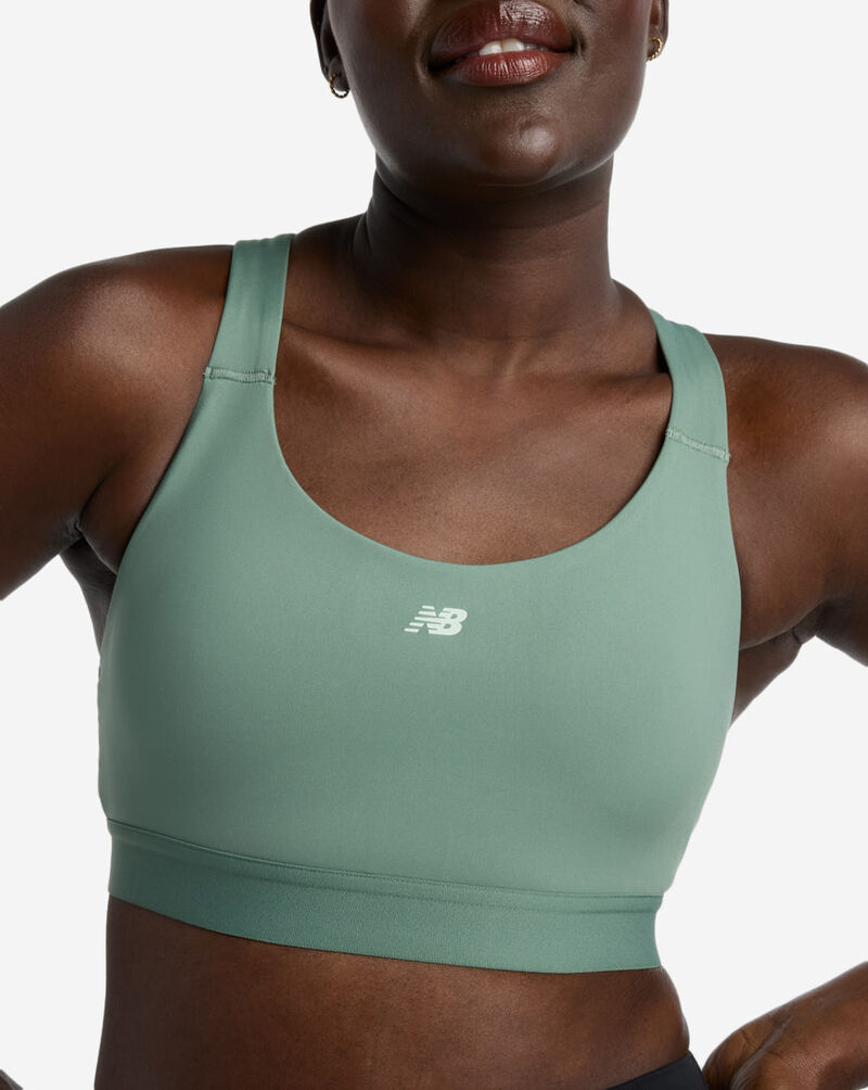 New Balance NB Essential Train Bra WB51035_DKJ Green 3
