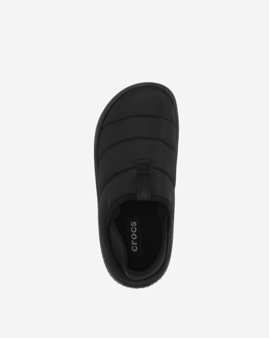 Shop Crocs Grade School Classic Puff Moc 210589-060KJ black