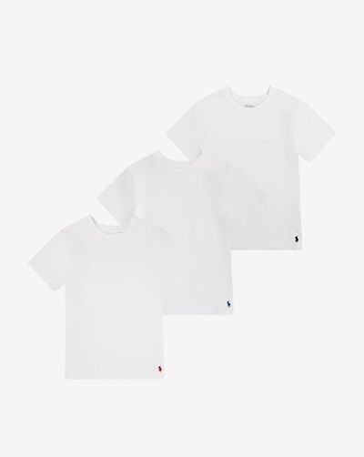 Boys' 3-Pack Classic Fit Crew Tee (8-20) Boys' 3-Pack Classic Fit Crew Tee (8-20)
