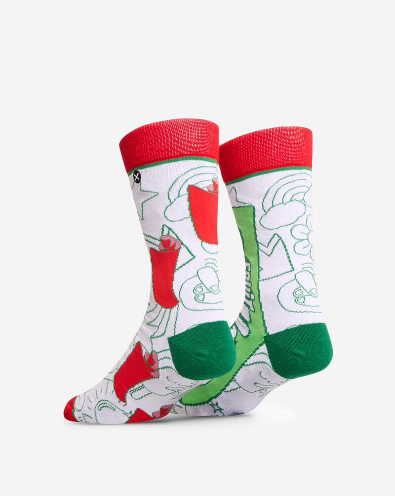 Odd Sox Fruit Roll Ups Split Crew Straight Socks 41217MONCD Multi 2