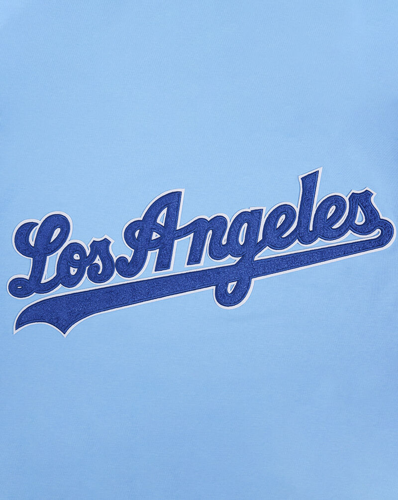 PRO STANDARD Los Angeles Dodgers Short Sleeve Classic Chenille Tee  LLD131604-UNI Blue 4