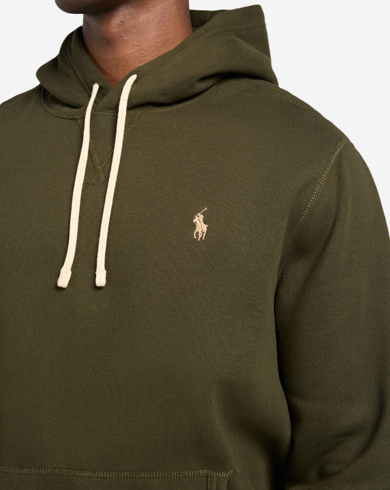 Polo Ralph Lauren RL Fleece Pullover Hoodie  710766778024-OLV Green 3