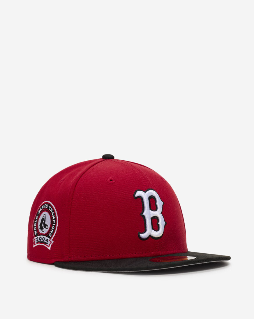 Shop New Era 59Fifty Boston Red Sox Fire Red Fitted Hat