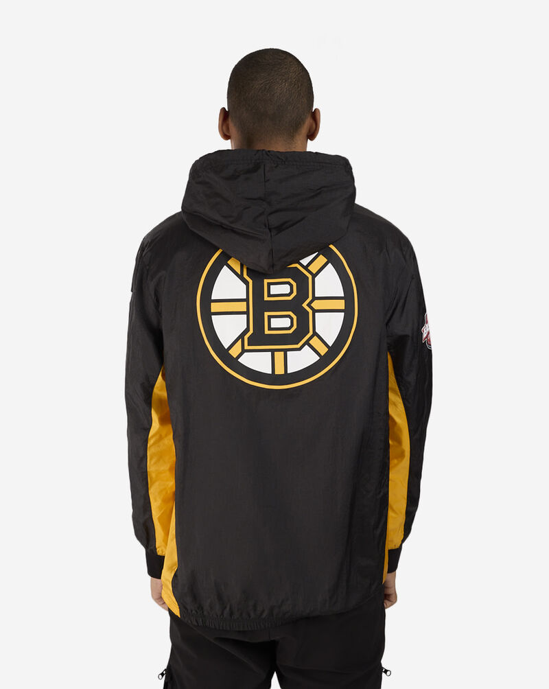 Mitchell  Ness Boston Bruins Team OG 2.0 Logo Anorak Windbreaker OJPO6619-BBNYYPPPBLCK Black 2