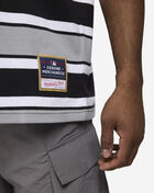 Mitchell  Ness Atlanta Braves Striped T-Shirt SS10114-ABRBLCK Black 3