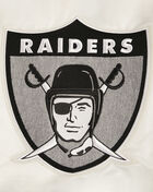 PRO STANDARD Las Vegas Raiders Retro Classic Rib Satin Jacket FOR643570-EBK cream 2