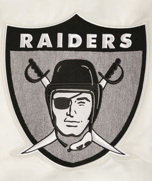 Las Vegas Raiders Retro Classic Rib Satin Jacket