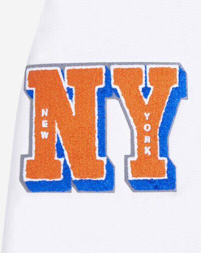 New York Mets Mash Up Rib Wool Varsity Jacket