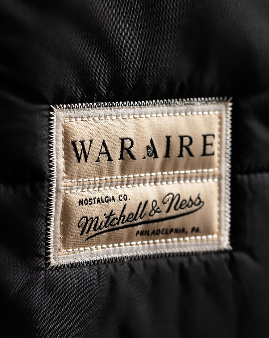 Shop Mitchell Ness Mitchell and Ness x Waraire Black Full