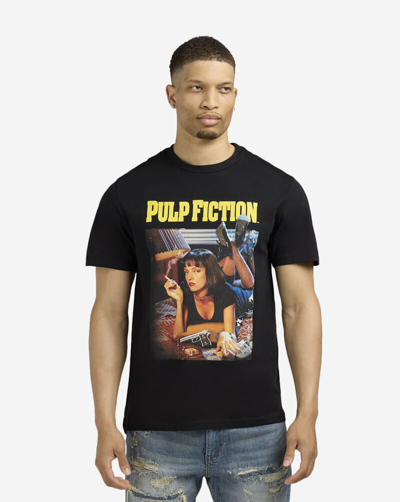 Mister Tee Pulp Fiction Mia Smoking Tee MCUS031-US-00007 Black 1
