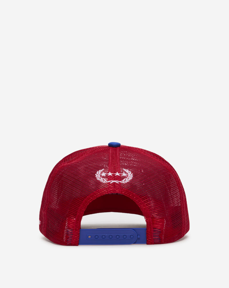 Field Grade No F Given Varsity 2 Tone Twill Meshback Trucker 1005246 Red 3