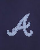 PRO STANDARD Atlanta Braves Varsity Blues Fleece Pull Over Hoodie  LAB539176-MDN Blue 2