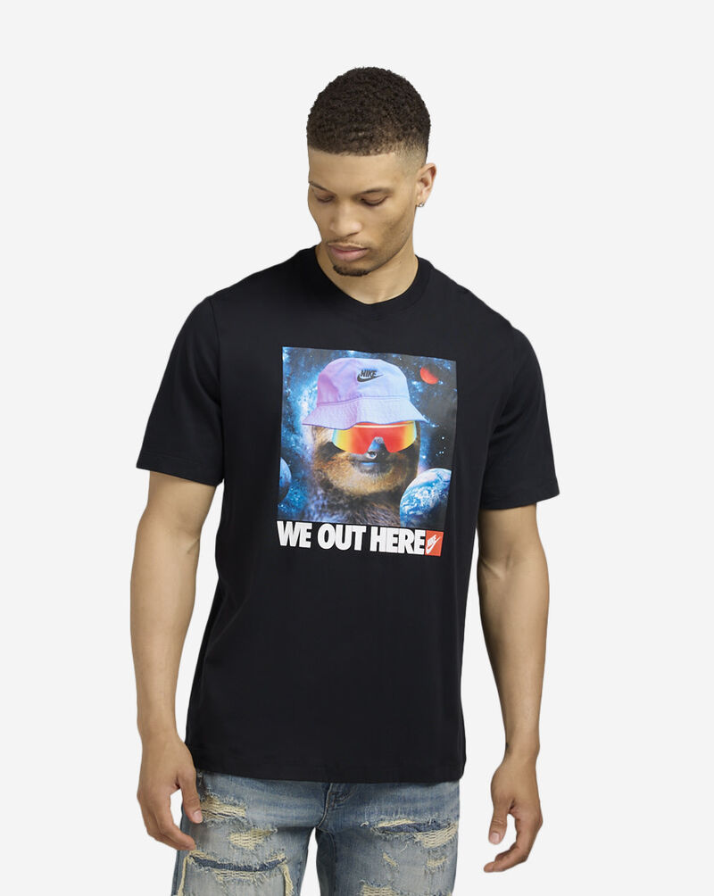 Nike Astro Sloth Graphic T-Shirt HJ0752-010 Black 1