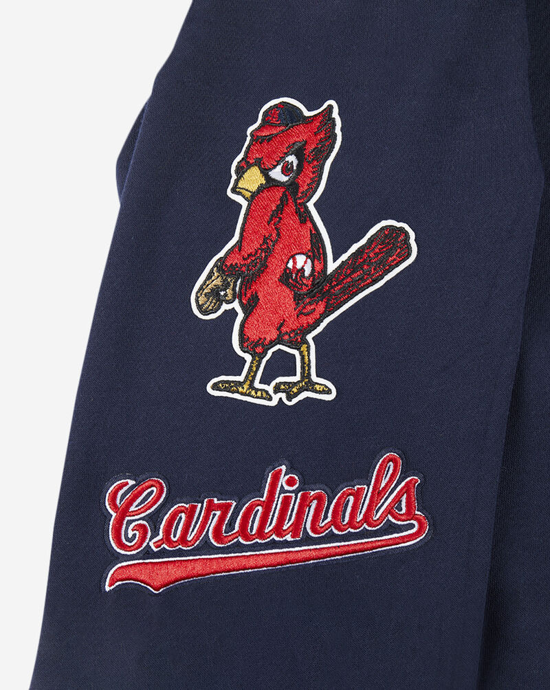 PRO STANDARD Big Boys' St. Louis Cardinals Classic Fleece Full-Zip Hoodie LSCB5315066-MDN Blue 4