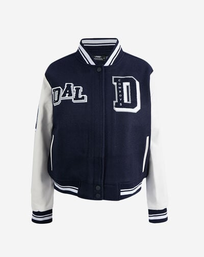 Dallas Cowboys Mash Up Rib Wool Varsity Jacket